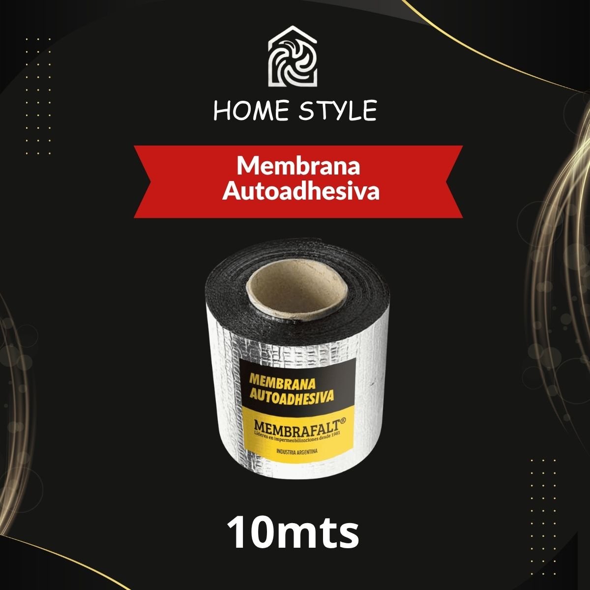 Membranas Auto-Adhesiva 10Mts