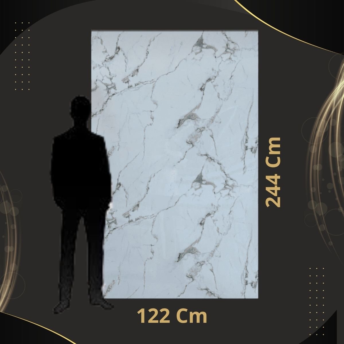 Placa UV 3MM - Carrara IPE - Image 2